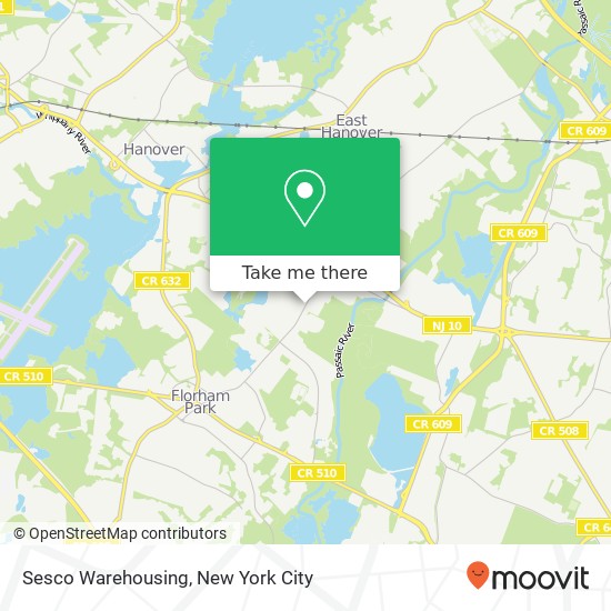 Mapa de Sesco Warehousing