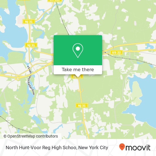 North Hunt-Voor Reg High Schoo map