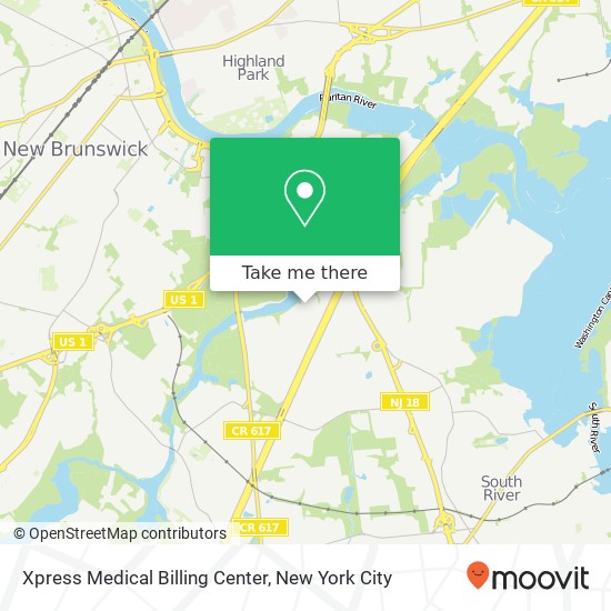 Xpress Medical Billing Center map