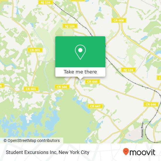 Mapa de Student Excursions Inc