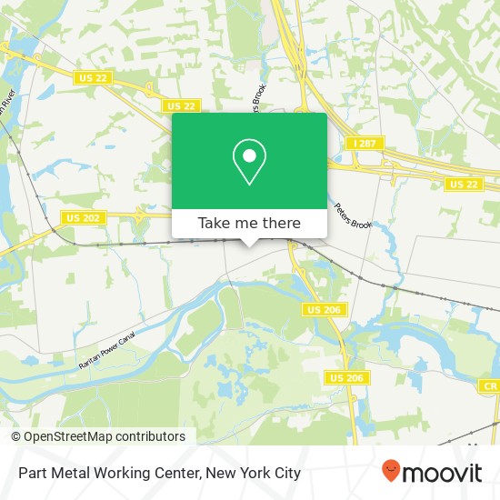 Mapa de Part Metal Working Center