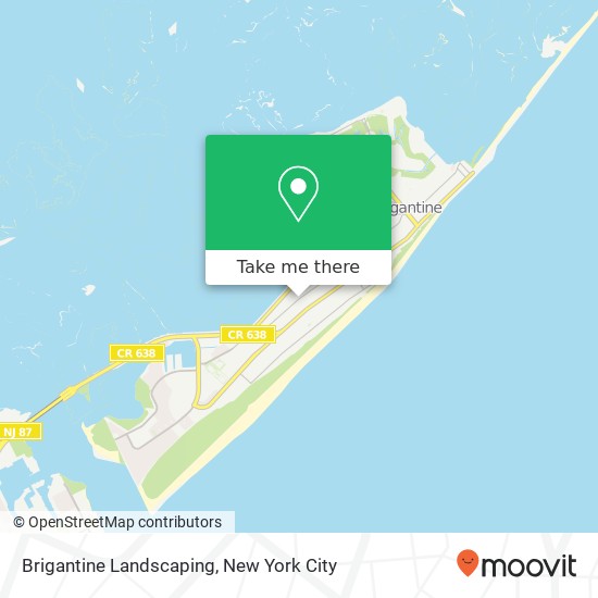 Mapa de Brigantine Landscaping