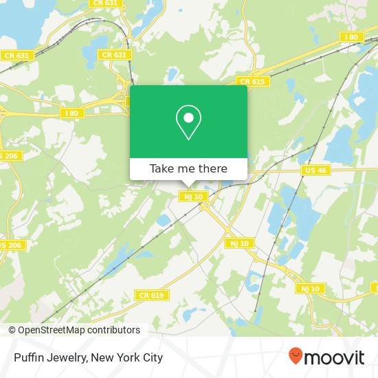 Mapa de Puffin Jewelry