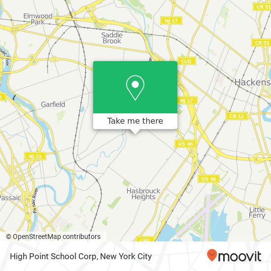 High Point School Corp map