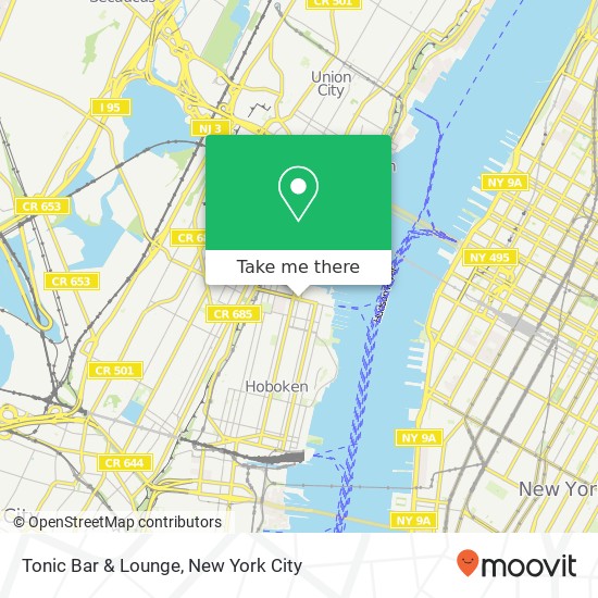 Tonic Bar & Lounge map