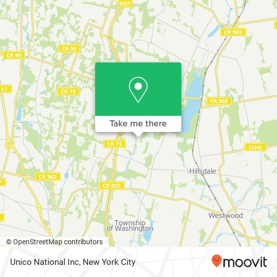 Unico National Inc map