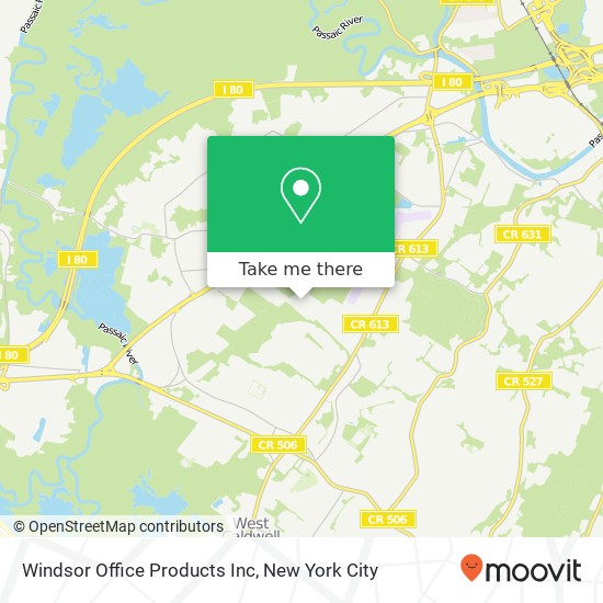 Mapa de Windsor Office Products Inc