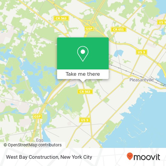 West Bay Construction map