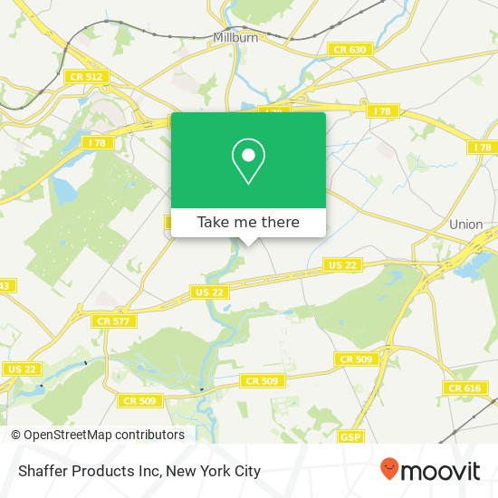 Mapa de Shaffer Products Inc