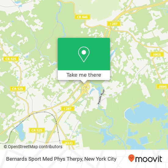 Mapa de Bernards Sport Med Phys Therpy