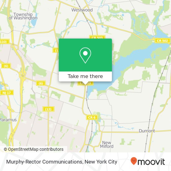 Murphy-Rector Communications map