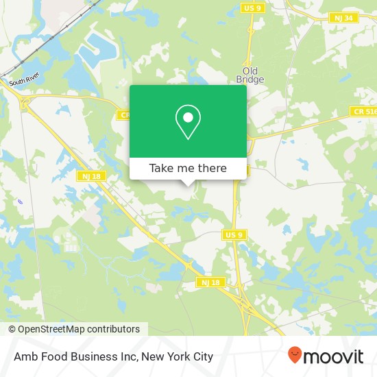 Amb Food Business Inc map