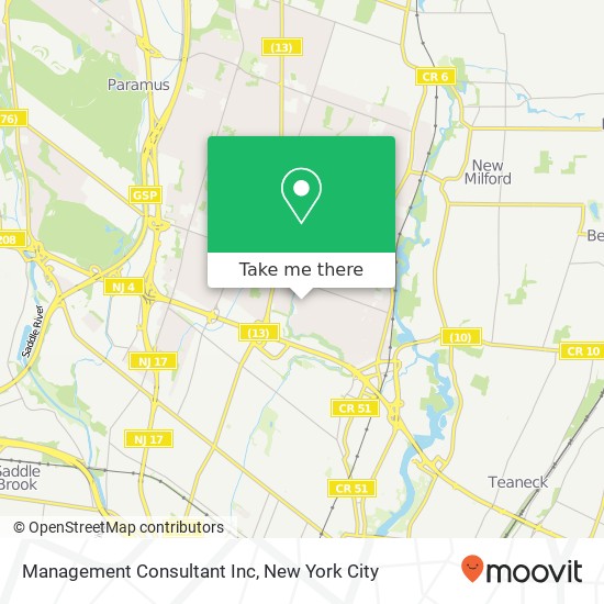 Management Consultant Inc map