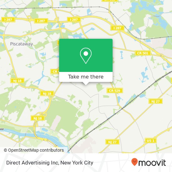 Direct Advertisinig Inc map