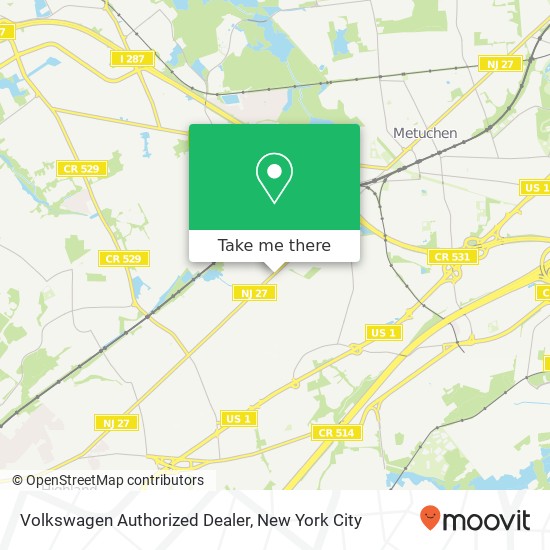 Volkswagen Authorized Dealer map