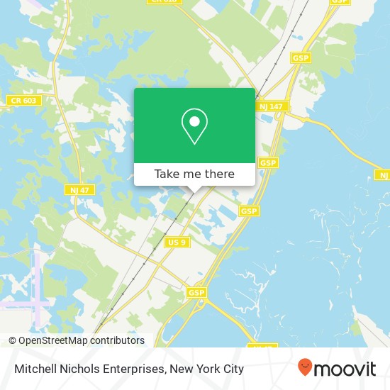 Mitchell Nichols Enterprises map