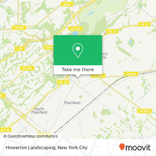 Howerton Landscaping map