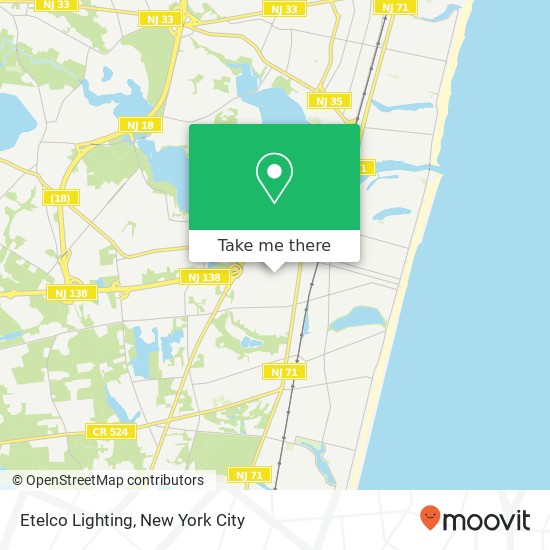 Etelco Lighting map
