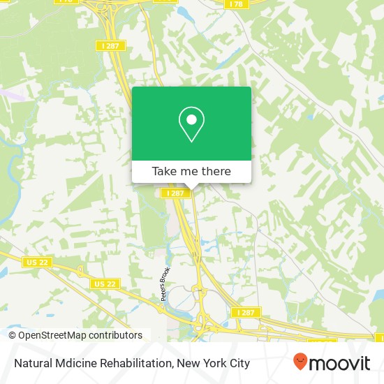 Natural Mdicine Rehabilitation map