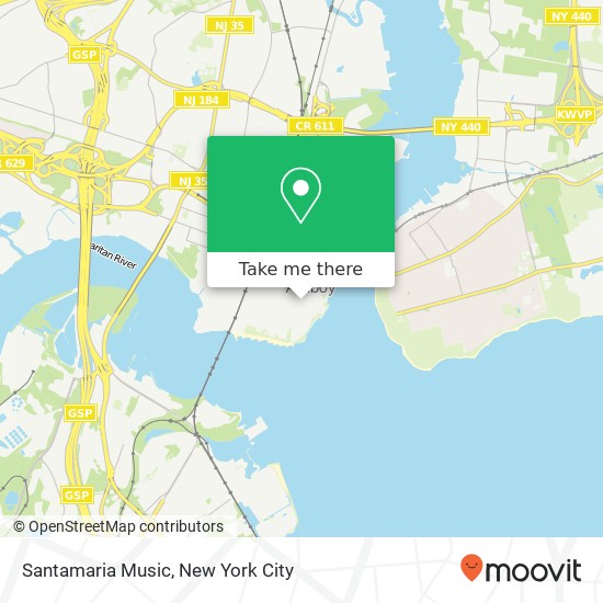 Santamaria Music map