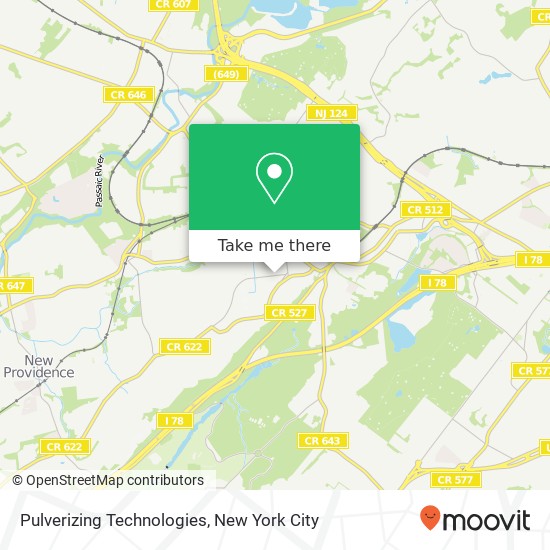 Pulverizing Technologies map
