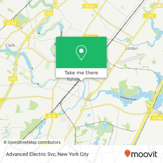 Advanced Electric Svc map