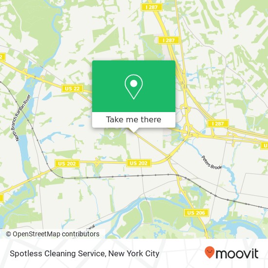 Mapa de Spotless Cleaning Service