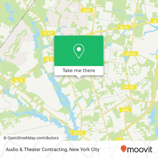 Mapa de Audio & Theater Contracting