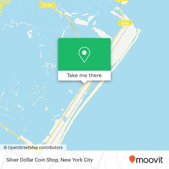 Mapa de Silver Dollar Coin Shop