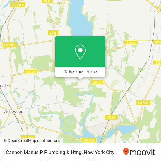 Mapa de Cannon Manus P Plumbing & Htng
