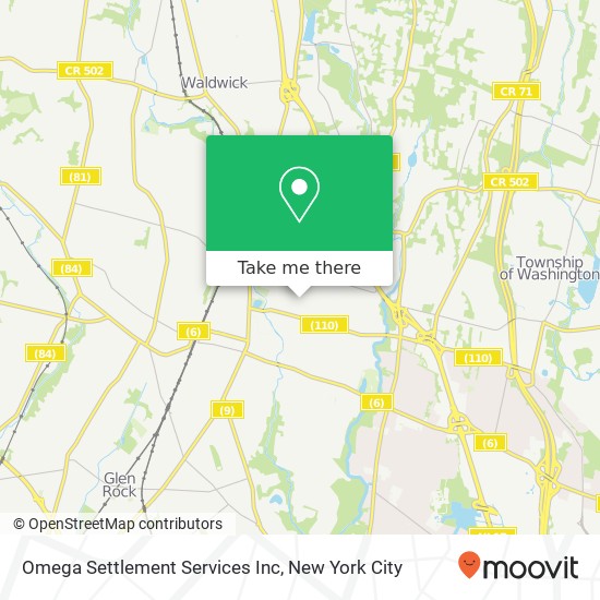Omega Settlement Services Inc map