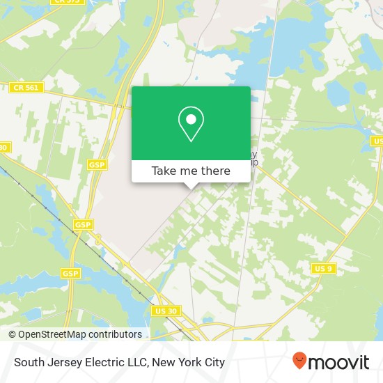 South Jersey Electric LLC map