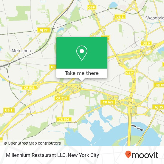 Millennium Restaurant LLC map