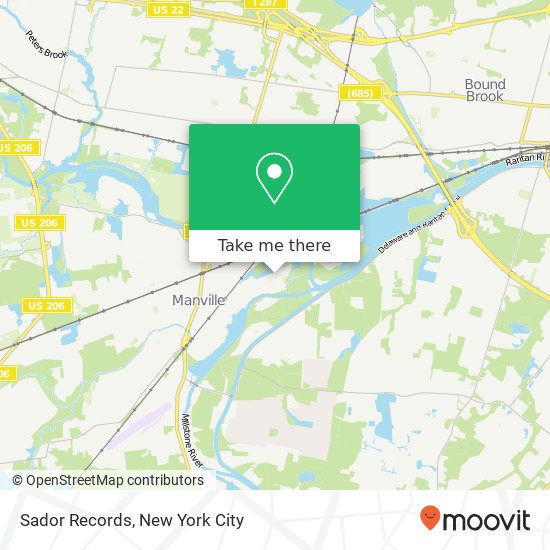 Sador Records map