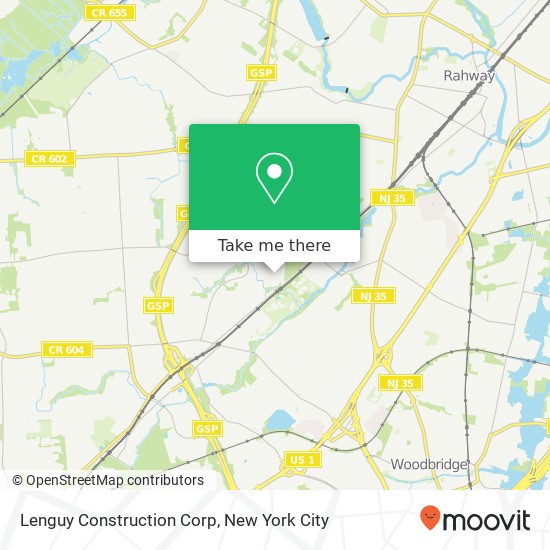 Lenguy Construction Corp map