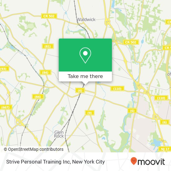 Strive Personal Training Inc map