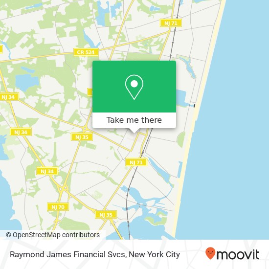 Mapa de Raymond James Financial Svcs