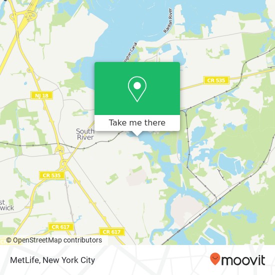 Mapa de MetLife