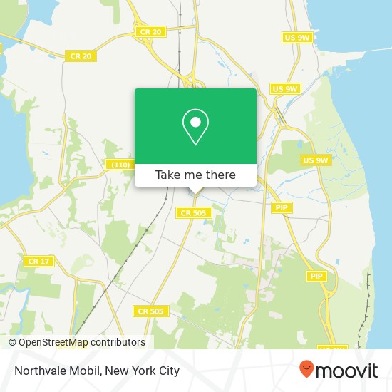 Northvale Mobil map