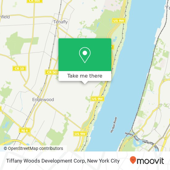 Tiffany Woods Development Corp map