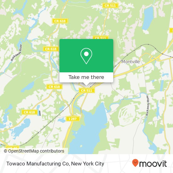 Towaco Manufacturing Co map