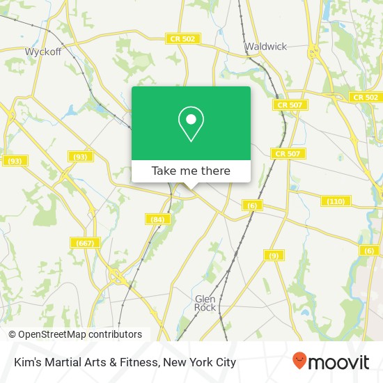 Mapa de Kim's Martial Arts & Fitness