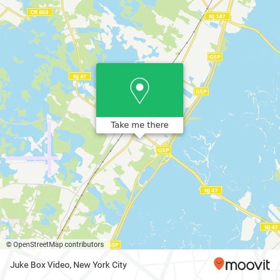 Mapa de Juke Box Video