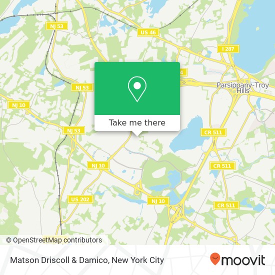 Mapa de Matson Driscoll & Damico