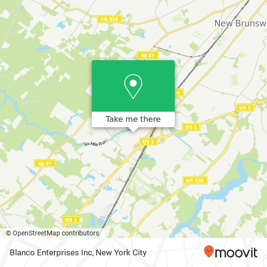 Blanco Enterprises Inc map