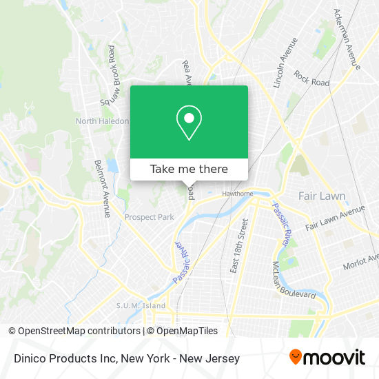 Mapa de Dinico Products Inc