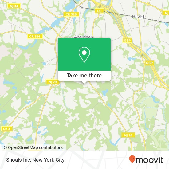 Shoals Inc map
