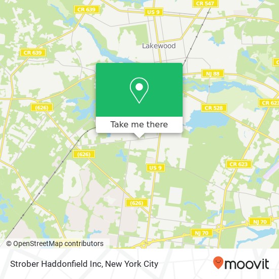 Strober Haddonfield Inc map