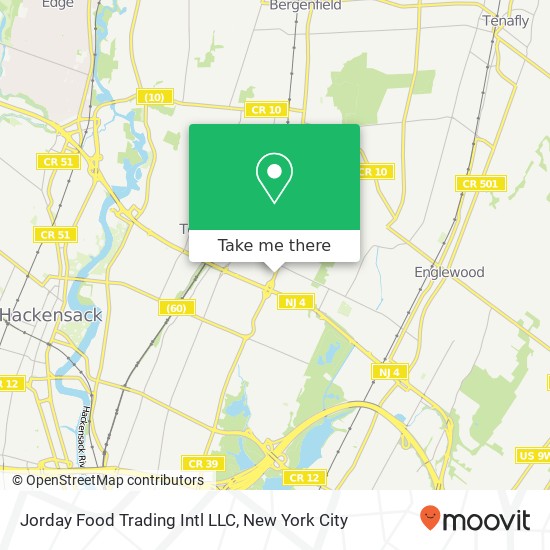 Mapa de Jorday Food Trading Intl LLC