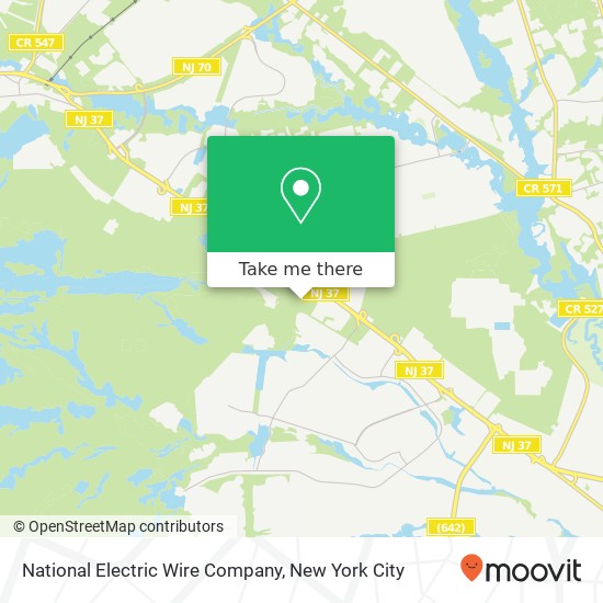 Mapa de National Electric Wire Company